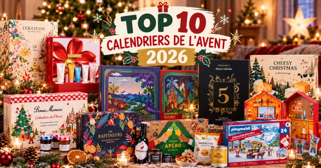 Top 10 des calendriers de l’Avent 2026 à offrir